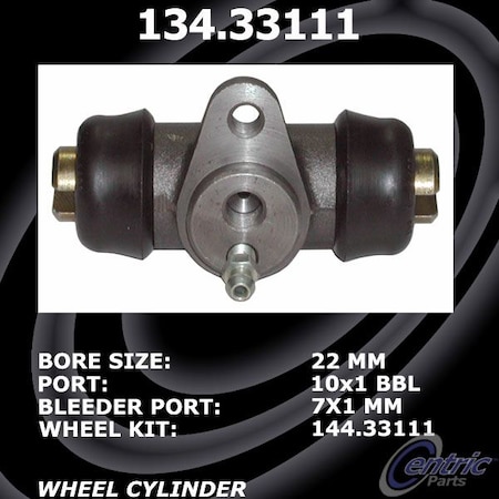 Centric Parts Premium Wheel Cyl, 134.33111 134.33111
